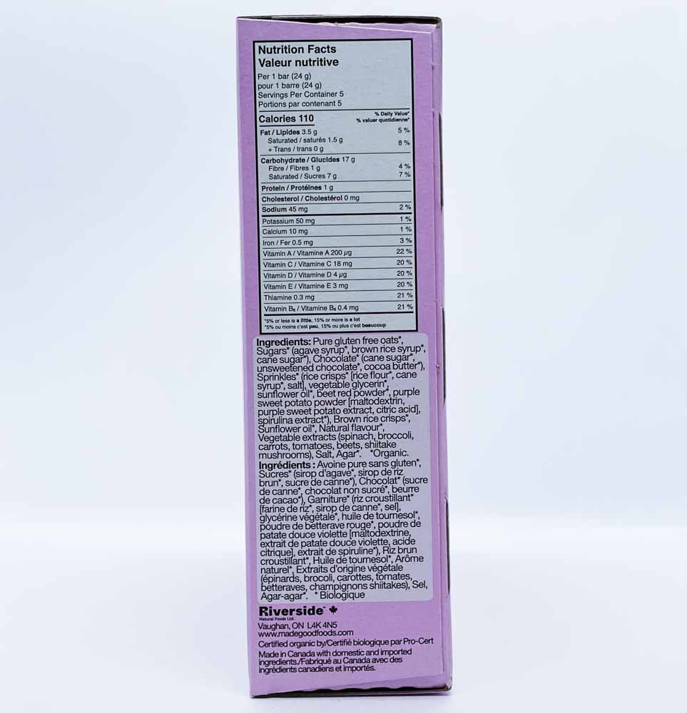 Made Good Chocolate Drizzled Granola Bars - Birthday Cake Flavour (5x24g) - Lifestyle Markets